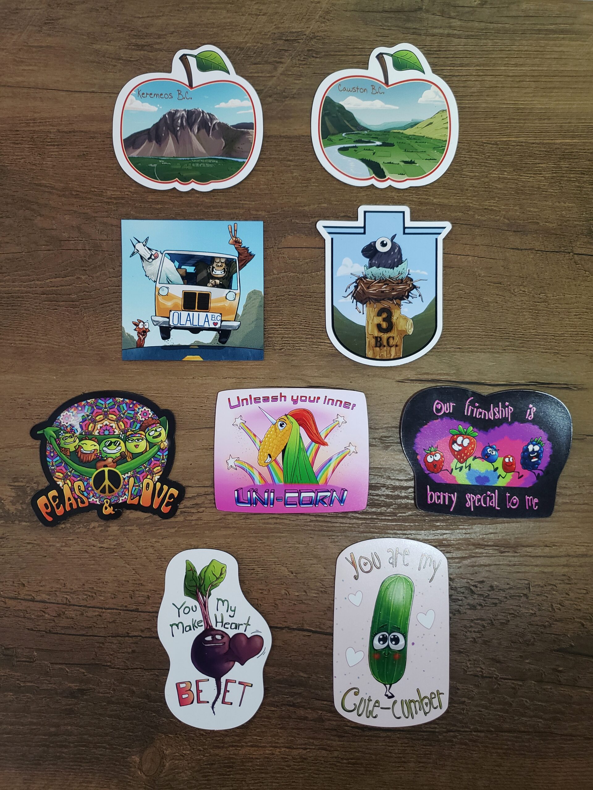Local stickers & magnets